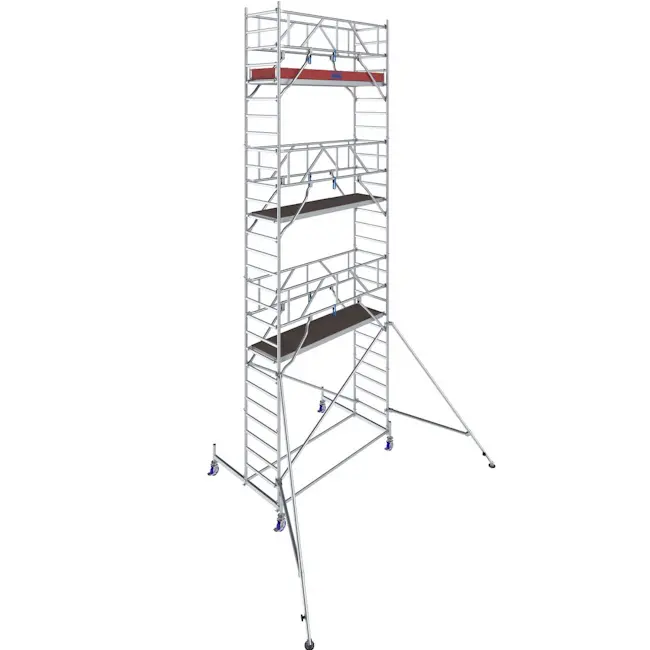 KRAUSE STABILO aluminijumska pokretna skela 2.50x0.75m radna visina 8.40m 772060 KRAUSE STABILO aluminijumska pokretna skela 2.50x0.75m radna visina 8.40m 772060